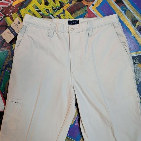 Dockers Khakie Flat Front Cargo Pants, men's 34x30, new with tags, 100% cotton - Picture 2 of 12